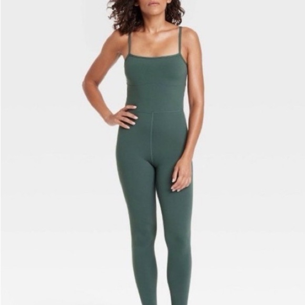 All in Motion Green Jumpsuit